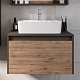Grossman Мебель для ванной Смарт 70 подвесная веллингтон/графит – фотография-20